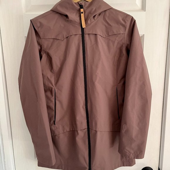 Women's Hooded Jacket in Plum - Picture 2 of 10